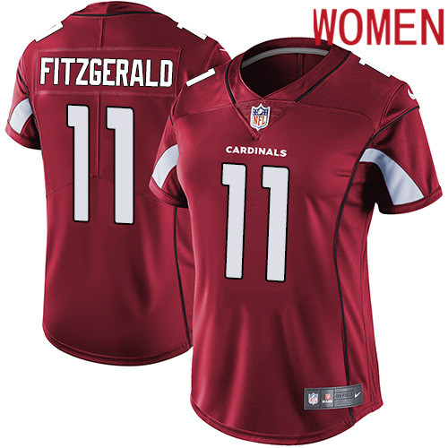2019 Women Arizona Cardinals 11 Fitzgerald red Nike Vapor Untouchable Limited NFL Jersey